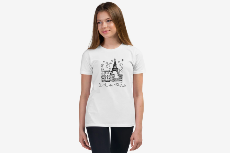 Kids paris t-shirts