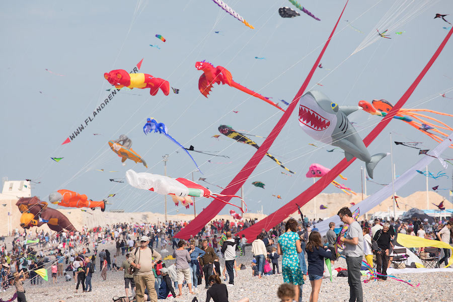 SUMMER - Dieppe International Kite Festival, Normandy, France