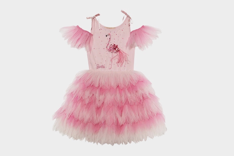 Tutu Du Monde Girls Pink Tulle Flamingo Barbie Dress