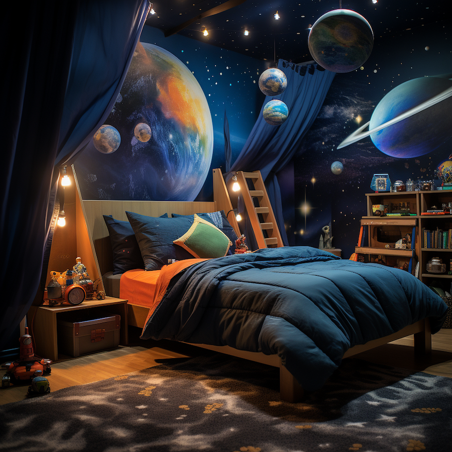 The Galactic Dreamer A Space-Themed Room