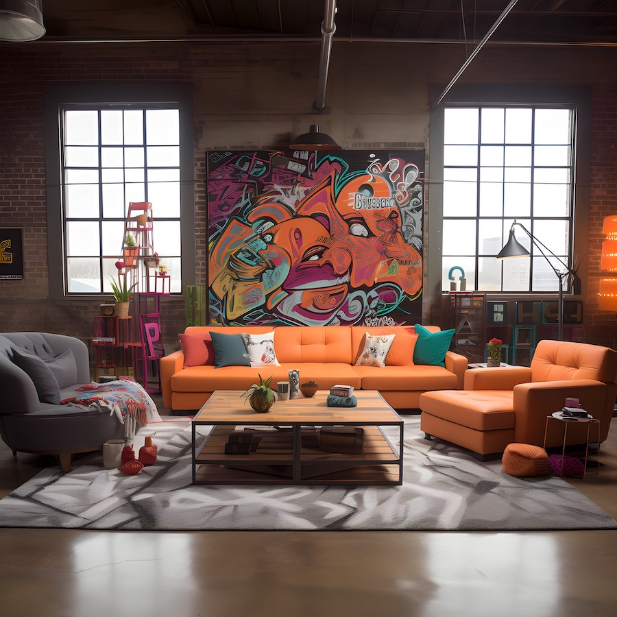 The Urban Loft Lounge: Trendy City Vibes